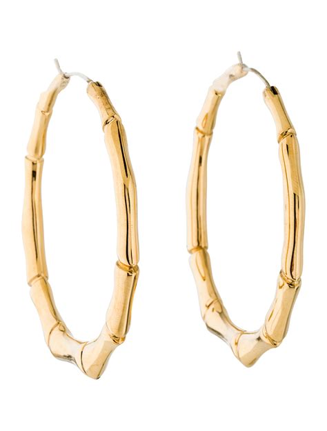 gucci ohrringe gg|Gucci bamboo jewelry.